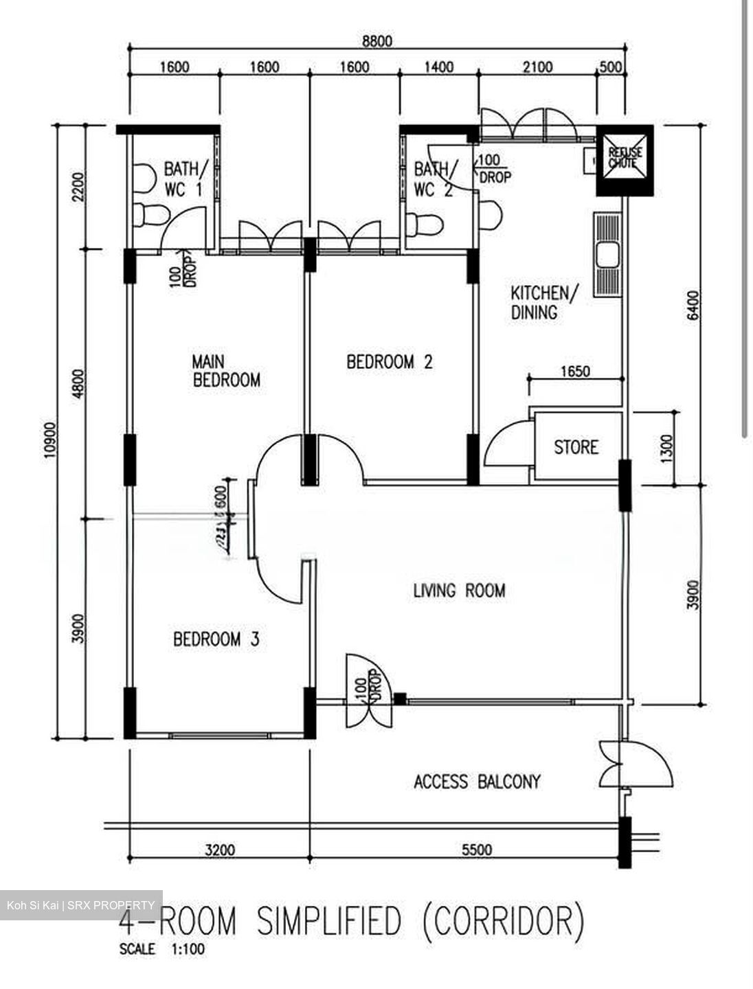 Blk 675 Hougang Avenue 8 (Hougang), HDB 4 Rooms #576295841